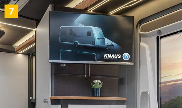 SMART-TV in den KNAUS Wohnwagen
