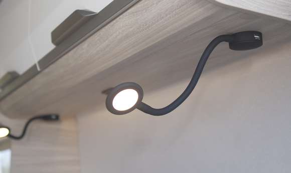 Touch-LED-Lampen im Wohn- und Schlafbereich - Der Kastenwagen BOXLIFE PRO von KNAUS